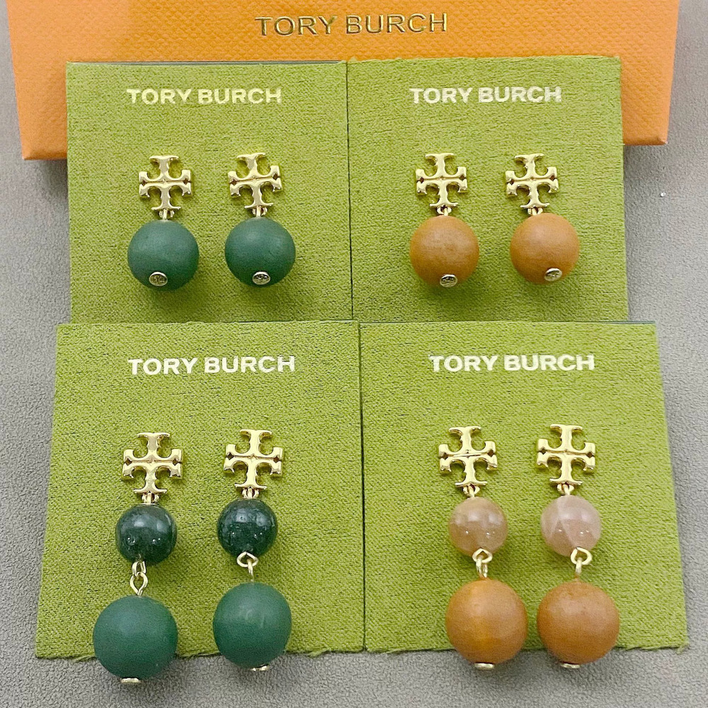 Tory Burch Pearl Dangle Drop Stud Earrings